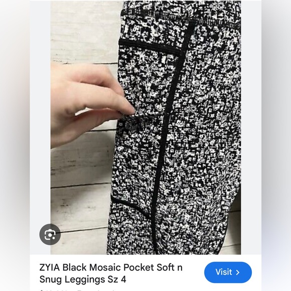 Zyia Soft n Snug Leggings - Picture 2 of 2